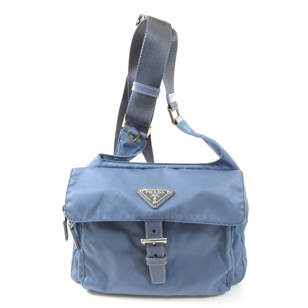 Prada Logo Plate Black Shoulder Crossbody Bag - Picture 11 of 11